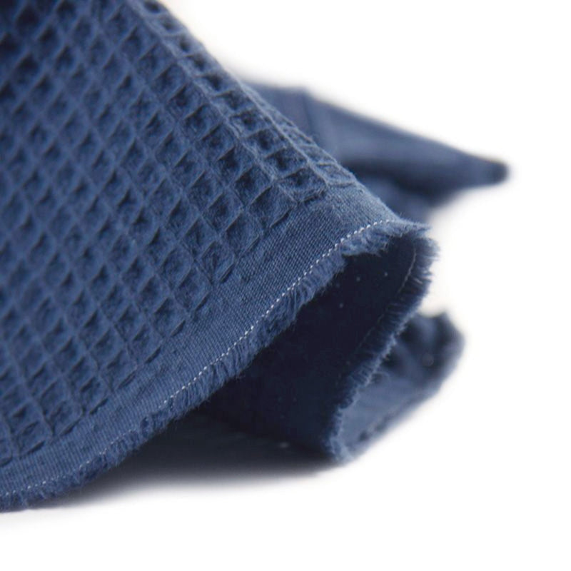 Cotton 100% Indigo honeycomb