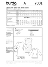 Boss n ° 7031: dress and t-shirt