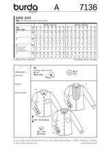 Patron n °: 7136 blouse, blouse
