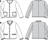 Patron n °: 7291 Country style jacket