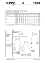 Patron n °: 7390 dress, tunic