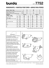 Patron n°7752 : Manteau pour chien