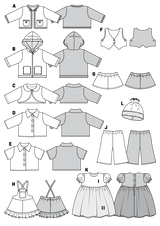 Patron n ° 7753: doll clothes