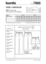 Patron n ° 7966: pants