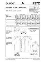 Patron n ° 7972: dress