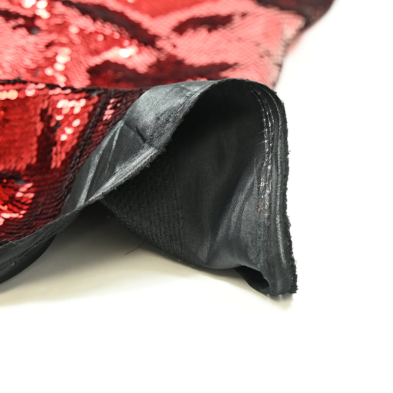 Red sequin canvas – Les Coupons de Saint-Pierre