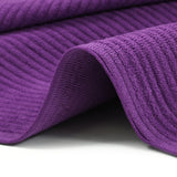 Velours polyester côtelé violet