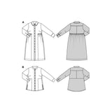 Burda boss n ° 5693: dress & blouse