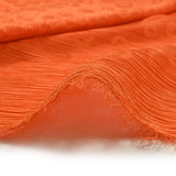 Mousseline Polyester Crinkle Elfy Orange Foundation