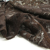 Lurex Lurex Polyester Lace Brown background