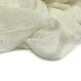 Festoned White Broady Polyester Lace broken