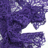 Festoned Lace Polyester Manon Purple