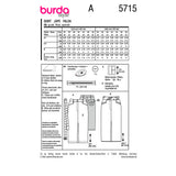 Burda boss n ° 5715: skirt