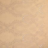 Double openwork embroidered gauze Candice beige