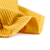 Cotton 100% mustard honeycomb