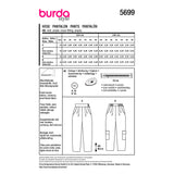Burda boss n ° 5699: pants