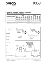 Burda boss n ° 9358: Fluid dress and panties