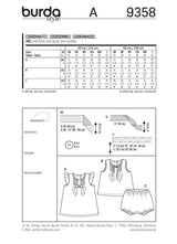 Burda boss n ° 9358: Fluid dress and panties