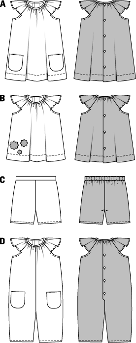 Patron N°9435 : Coordonnés bébé