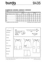 Patron N°9435 : Coordonnés bébé