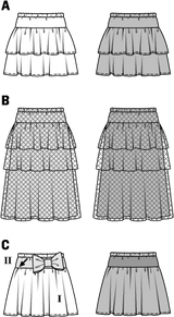 Patron n ° 9442: skirt