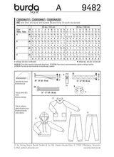 Patron n ° 9482: coordinates for children