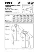 Patron n ° 9620: Children's bathrobe