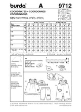 Patron n ° 9712: Baby girl coordinates