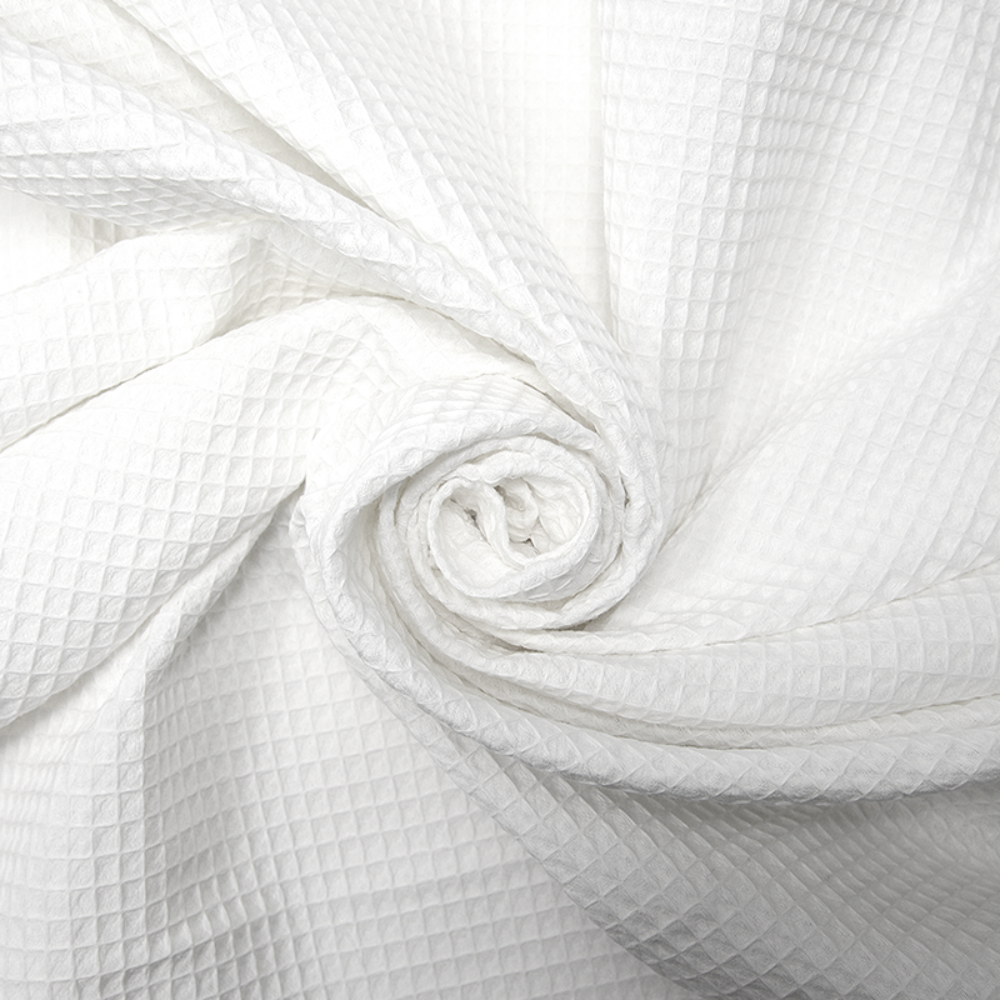 Tissu coton nid d’abeille