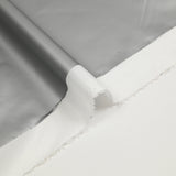 Tela impermeable plateada fina