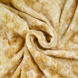 Polaire doudou à relief marguerite jaune et étoile blanche
