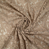 Beige terry polyester guipure