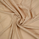 100% beige cotton jersey