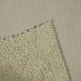 Velours côtelé sherpa double face beige