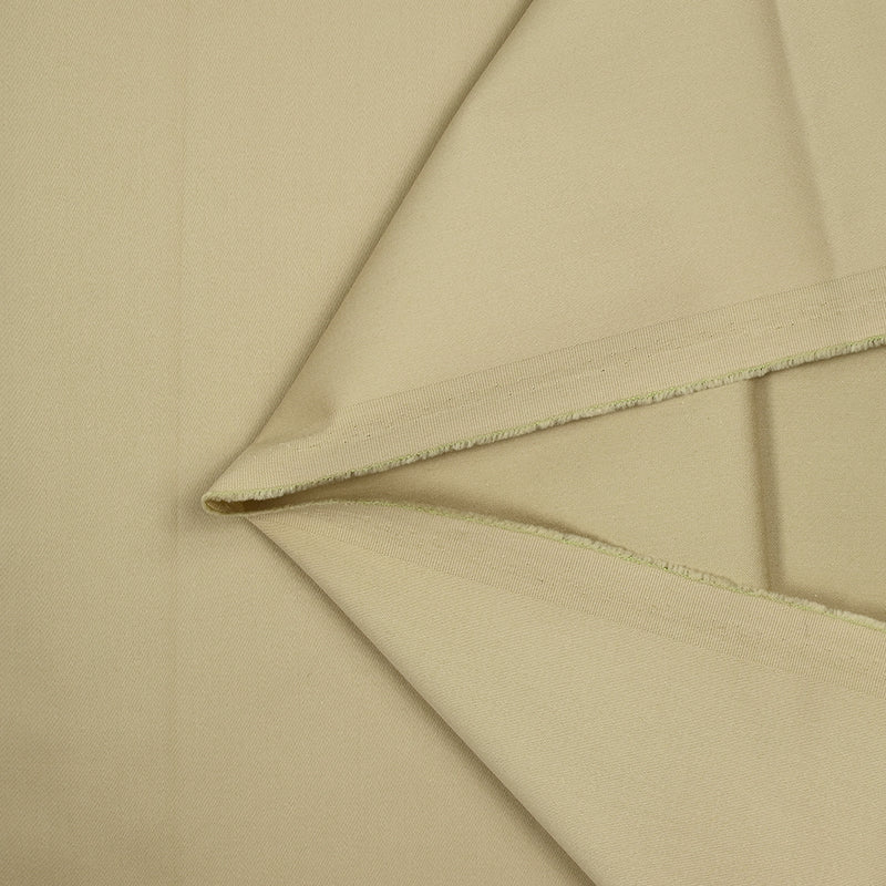 Coton élasthanne beige militaire