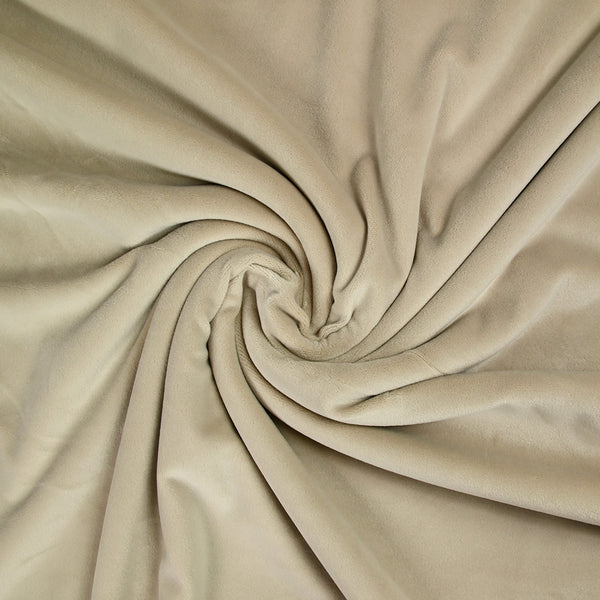 Jersey de velours tout doux sable
