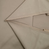 Polycoton ottoman fond beige