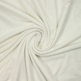 Jersey de coton flammé fin blanc