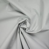 Algodón fino impermeable blanco hielo.