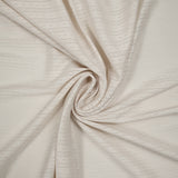 Jersey pointelle 100% coton blanc cassé