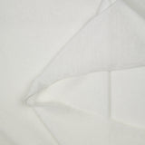 Maille polyester flammé blanc