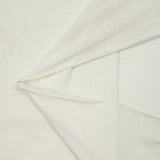Jersey de coton flammé fin blanc