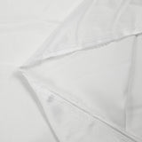 Satin de polyester blanc nacré