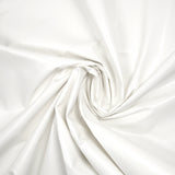 White waterproof coated viscose twill fabric