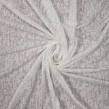 Jersey de polyester dévoré blanc