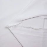 Crêpe polyester envers jersey blanc grisé