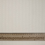 Jersey pointelle 100% coton blanc cassé