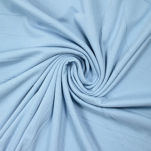 Jersey de algodón fino azul claro