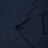 Jersey de coton fin bleu marine