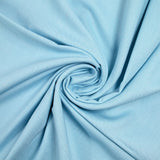 Coton tissé teint bleu ciel